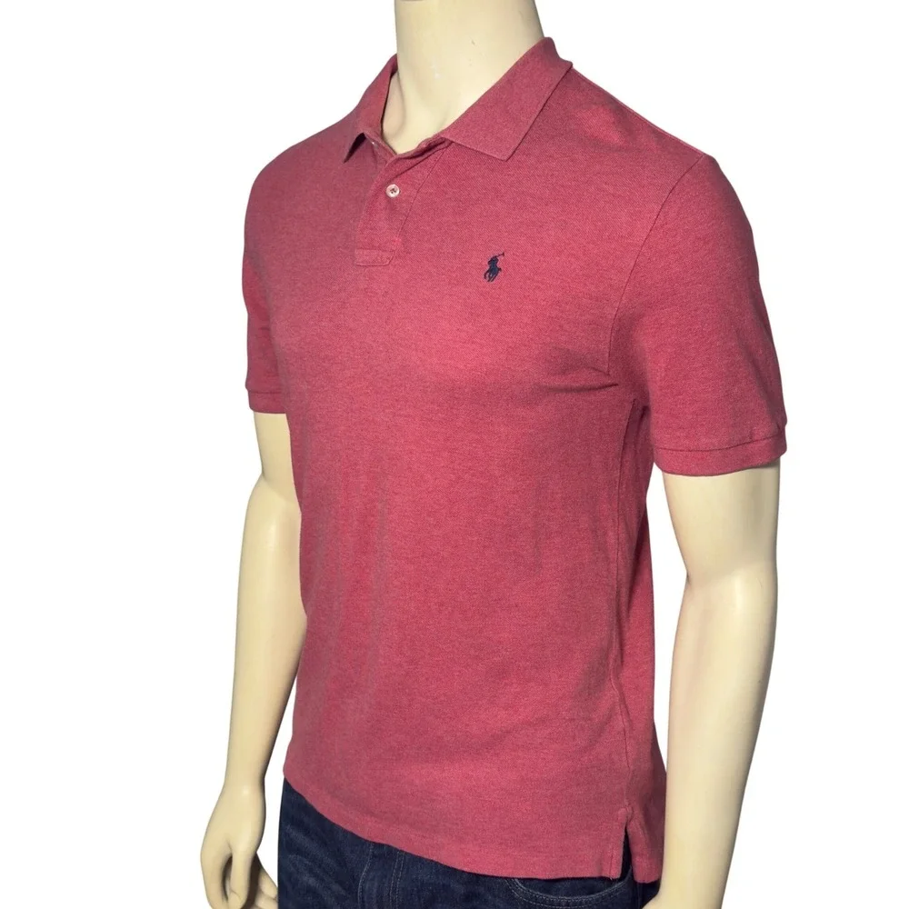 Polo Ralph Lauren Polo Shirt Mens XL Red Excellent Short Sleeve Cotton Pony